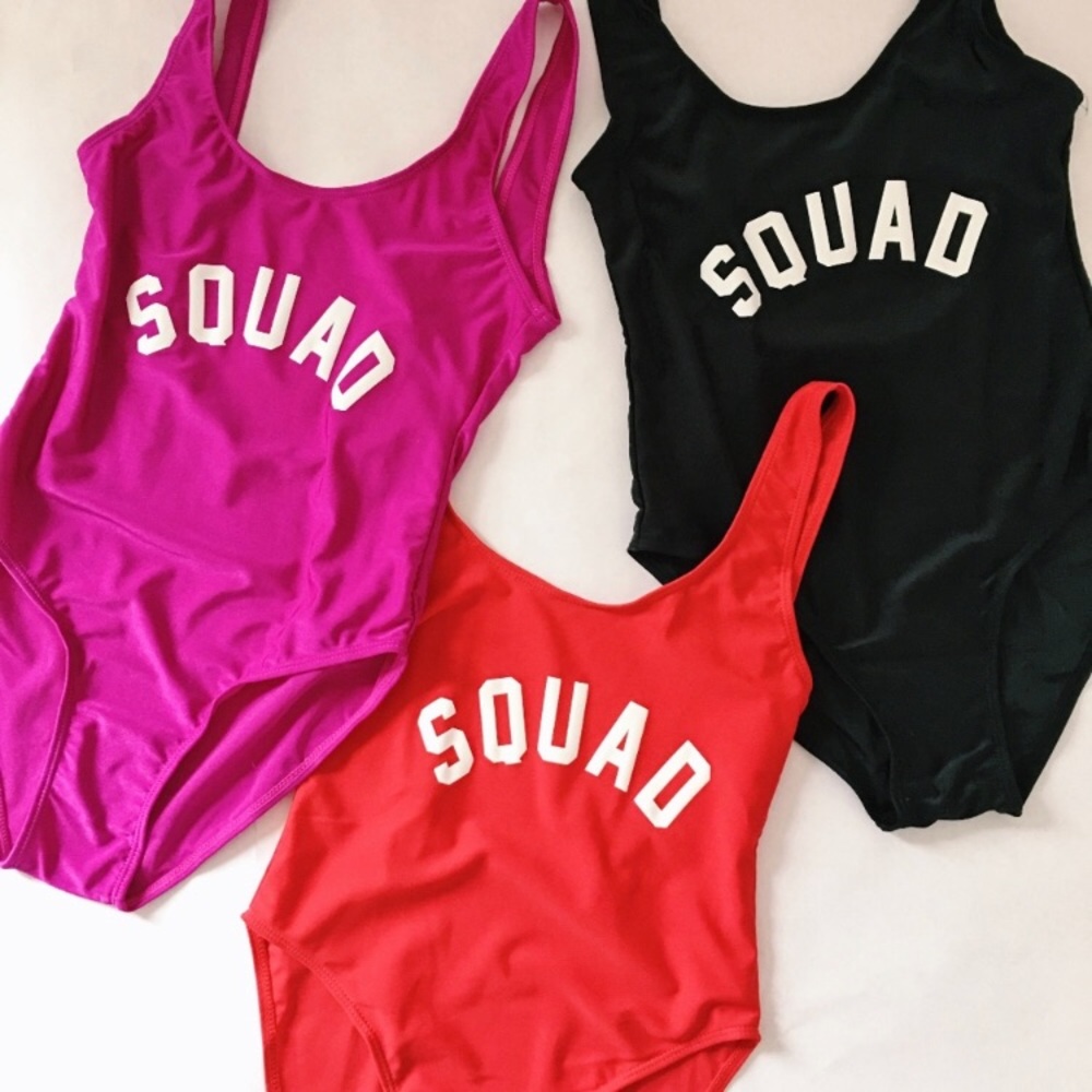 SQUAD One Piece Bathing Suit